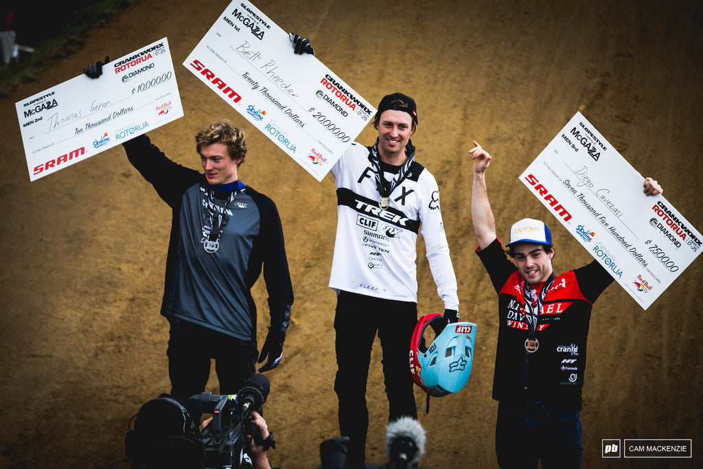 Diego Caverzasi's 3rd place run at Crankworx Rotorua-Video